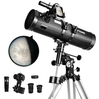 Telescope 130EQ Newtonian Reflector Telescopes for Adults Review - Best Astronomy Telescope